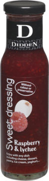 Sweet Dressing Framboises &amp; Litchis Bouteille 240 ml